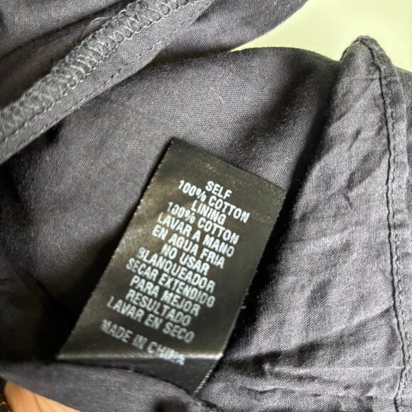 Storia Babydoll Black Dress Lined Sz M Eyelet Spaghetti Strap Cutouts Flirty Y2K - Picture 9 of 13